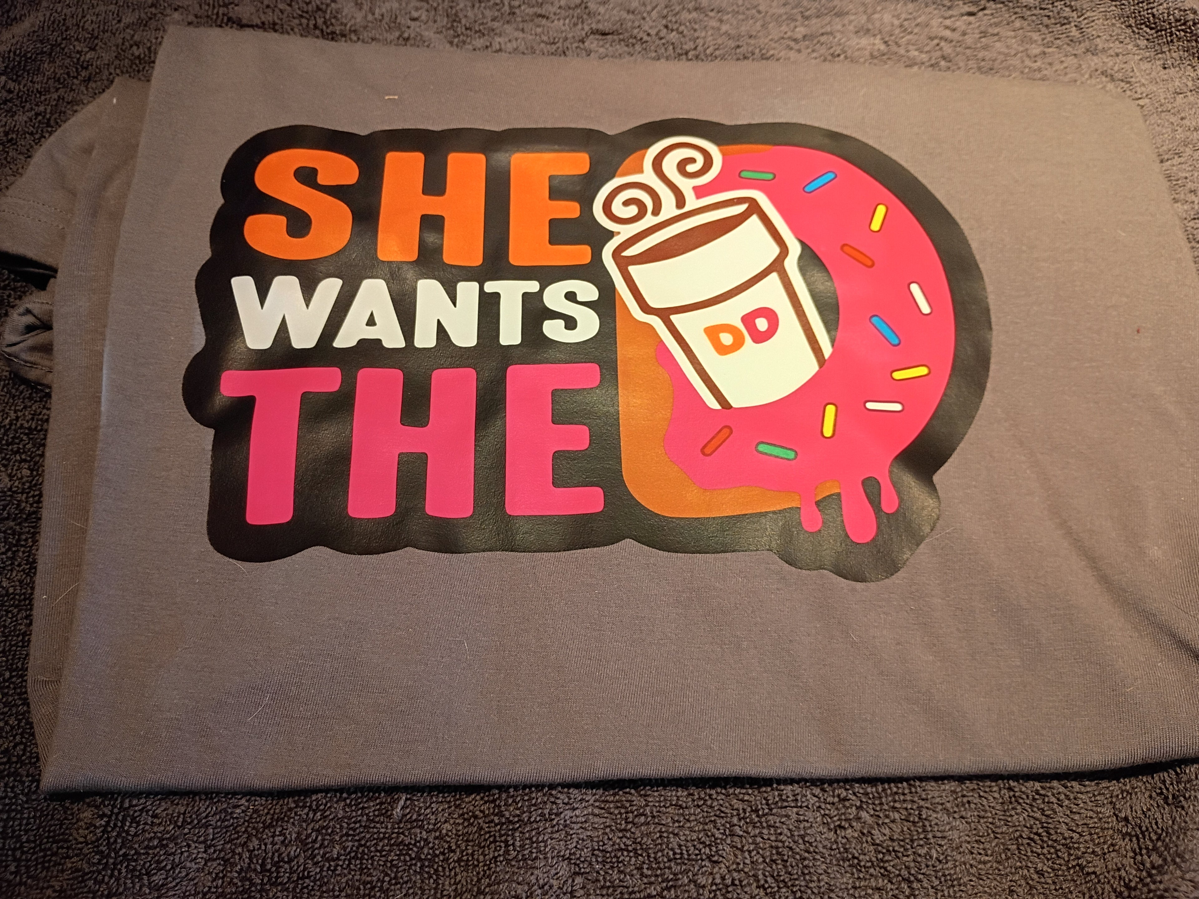She wants the D