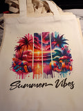 Summer vibes tote bag